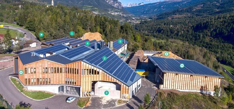 Esplora in autonomia l'impianto di recupero dell'energia da biomassa di Cavalese