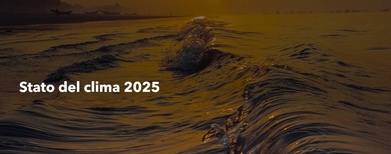 Immagine: Stato del clima globale 2025