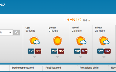Immagine: Meteo Trentino 