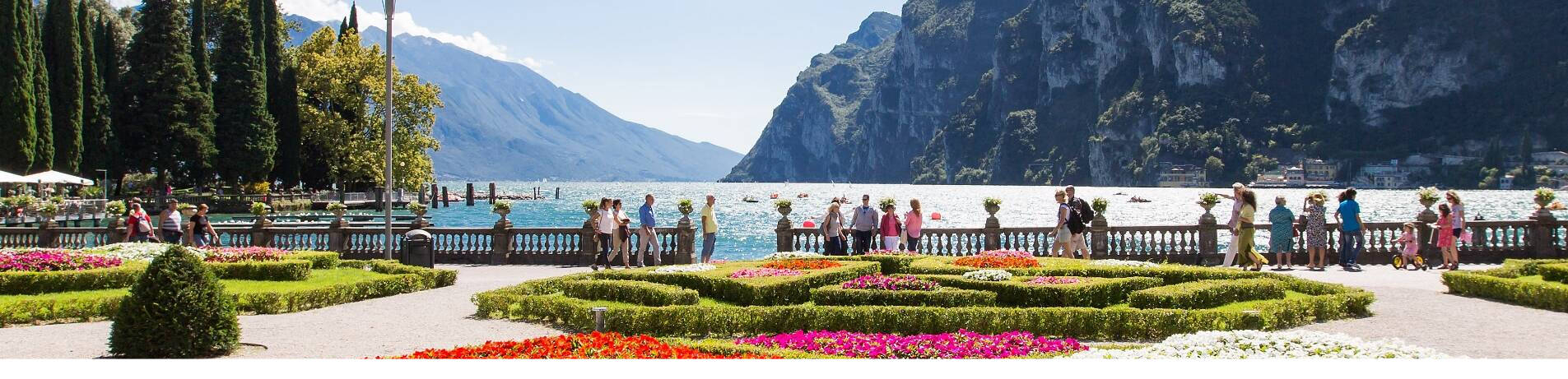 Immagine: Garda Trentino - Riva del Garda - Panorama dai giardini