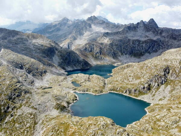 Immagine: Lago Serodoli e Lago Gelato ad agosto 2022