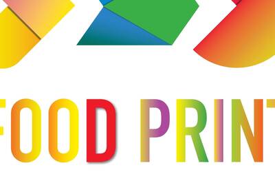 Immagine: POSTER 70x100 FOOD PRINT FIERA 4 PASSI_2